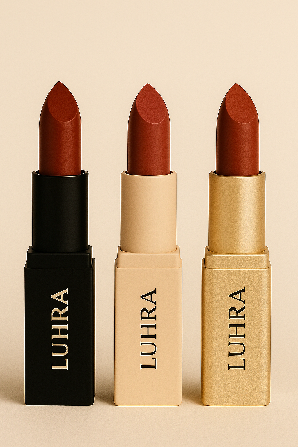 LUHRA Luxe Matte Lipstick Trio