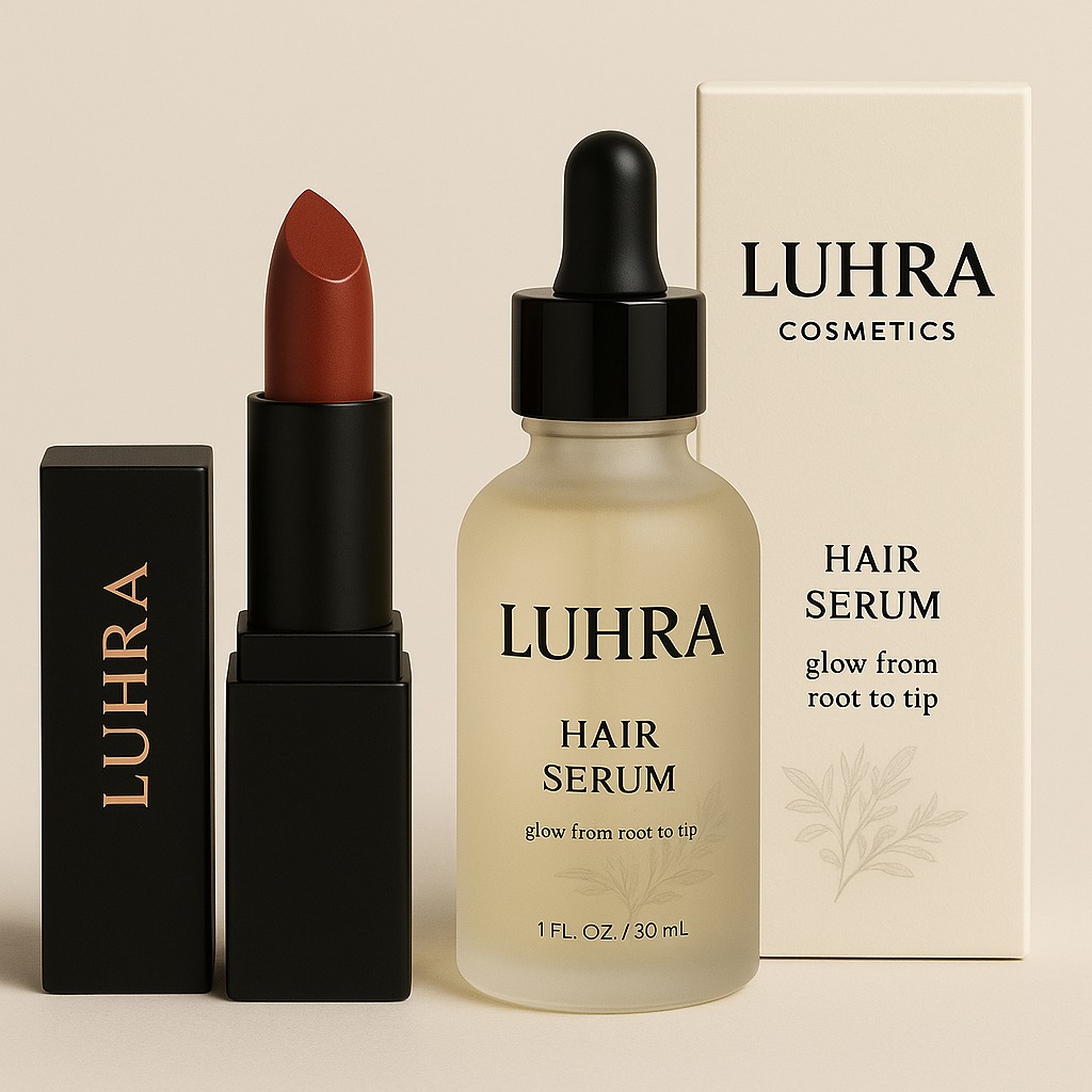 Luhra Everyday Radiance Duo – Hair Serum Lipsticks